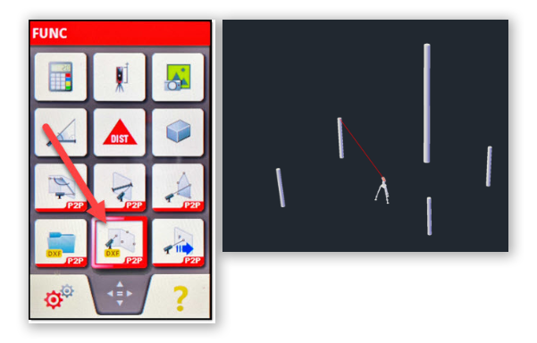 Leica DISTO UI and device placement