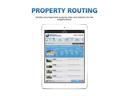 Property routing feature on MobileAssessor