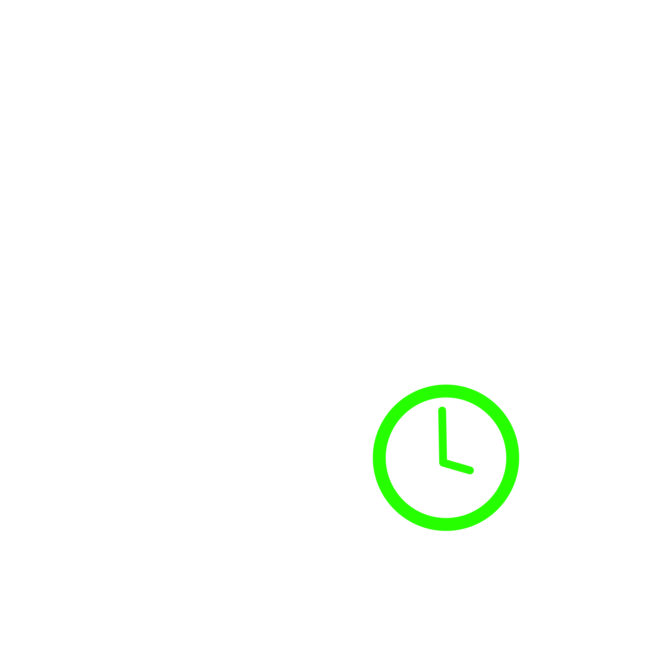 time and date vector icon