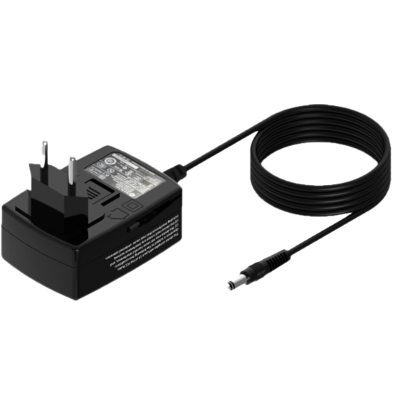 GEV192-9 Black line AC/DC adapter, with changeable plug adapter